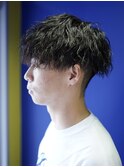 10代20代メンズカットパーマツイストスパイラルメンズサロン眉毛