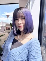 リル ラウム 原宿(LiL Raum)&nbsp;アンブレラカラー パープル×ブラック