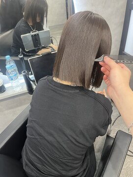アイ(_i) 髪質改善ストレート×アディクシーカラー☆
