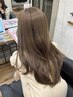 【プレミアムケア】 ダメージレスカラー+トリートメント￥10000