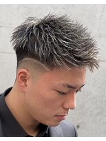 イーラ(era)&nbsp;ハイライトジェットパーマ/メンズ/刈り上げ/眉毛/ツイスト