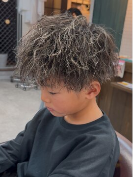 アミーゴ(AMIGO) キッズスタイル ツイストスパイラル ホワイトメッシュ