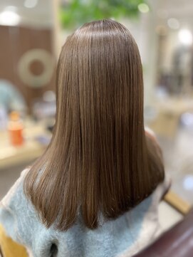 オリーブ 南森町店(Olive) 透明感カラー+髪質改善Tr