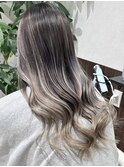 バレイヤージュシャドールーツレイヤーカットイルミナカラー堺東