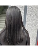 ※ブリーチなし透明感カラーグレージュブルーブラック