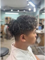 コア 新宿(CORE)&nbsp;スパイラルパーマ×ツーブロック