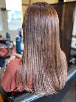 美容室 セカンドエフの写真/《カット+フムストリートメント¥7,500~》エイジングケアも◎さらツヤ両方叶えたい方必見!