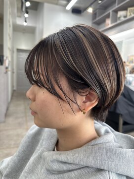 ヘアーガーデン アストレア(HAIR GARDEN ASTRAEA) 髪質改善ハイライトボブ