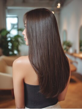 ラファンジュ ヘアー クレオ(Rohange hair Creo) 髪質改善/ストレート/ツヤ髪/トリートメントストレート/20代