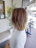 【白髪ぼかし】ハイライトカラー+似合わせカット+Aujuaトリートメント
