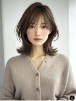 ノラ ウメダ(NORA UMEDA)&nbsp;ヘーゼルカラーくびれレイヤースタイル