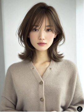 ノラ ウメダ(NORA UMEDA) ヘーゼルカラーくびれレイヤースタイル