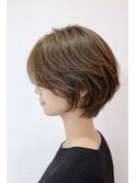 大人可愛い毛流れ重視