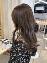アマーク(a mark)&nbsp;【小川　結女花】オリーブベージュ×水素カラー