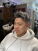 サンアンドマーリィズバーバー 駅前店(SON&MARLEY'S BAR BER) アップバング/伸ばし中/本厚木