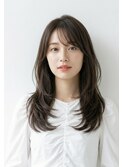 小顔見え◎韓国風レイヤーカットで叶う大人の垢抜けヘア