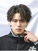 サーフカール縦落ちパーマメッシュパーマソフトツイストパーマ