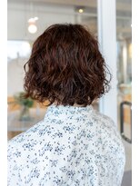 ワッカ(wacca) パーマ ボブ 質感調整 グラボブ