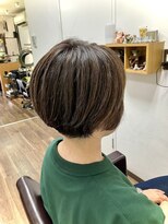 ノヤマ(NOYAMA)&nbsp;ショートボブ白髪ボカシハイライト