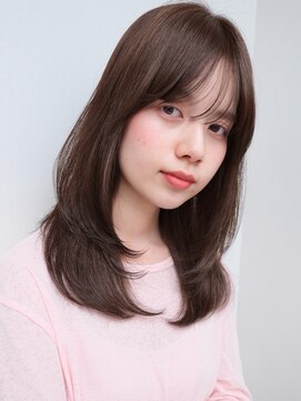 ラフ フロム ガーデン(Laf from GARDEN) くびれミディアム/レイヤー/顔周り/小顔/ベージュ/20代30代