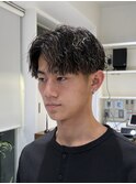 ハイライト×スパイラルパーマ