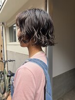 パーク(PARK)&nbsp;ボブパーマニュアンスパーマミニボブスタイルボブヘアパーマボブ