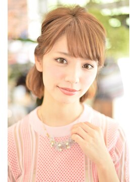 ケーツー心斎橋 クイーンズガーデン バイ ケーツー(K two QUEEN'S GARDEN by K two) 【K-two心斎橋】フェミニン大人ボブ～小顔☆スッキリアレンジ～