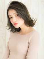 ヘアサロン ナノ(hair salon nano) 外国人風”カーキ”カラーがクールな雰囲気の外ハネスタイル