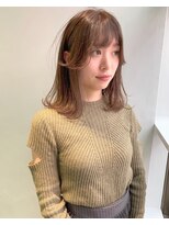 サングース(Sungoose)&nbsp;Sungoose  大人かわいいココアブラウンフリンジウェーブ