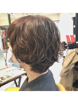 ピュア プレイス ラボ(PURE PLACE LABO) 【PURE PLACE×稲川】 マッシュショート×パーマ