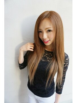 サファイア(SAPPHIRE) プルエクステのグレージュ風グラデーション～(>_<)