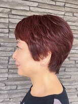 ハイバレーヘアーメゾン(HIGH VALLEY HAIRMAISON)&nbsp;大人ショートショートボブカット白髪ぼかしラベンダーピンク