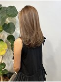 上品で綺麗!暖色ハイライト_warm beige_