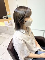 ジャストヘア ルッチェ(just hair Ruche) シルバーベージュ外ハネボブ