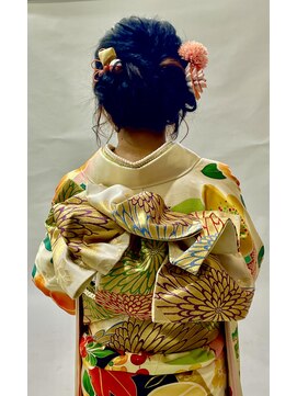 ゼスト 吉祥寺店(ZEST) アシンメトリー立て矢振袖帯結び/吉祥寺店松沢恵美子