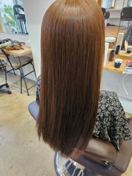 エイト オキナワ 沖縄新都心店(EIGHT okinawa) お客様スタイル_ブリーチ履歴×縮毛矯正【EIGHT　荒井】