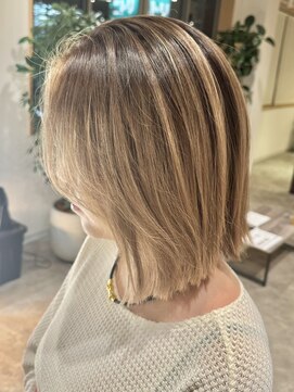 ビスポーク(BESPOKE) ボブ/ミルクティーベージュ/シャドールーツ