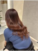 髪質改善/トリートメント/巻ける髪質改善/暖色/ピンク