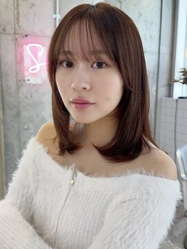 シー バイ ロンド 新宿(Sea by Lond) メルティカラー×フェミニンロング[似合わせカット/韓国]