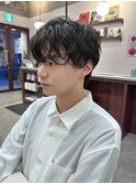 【Look at】20代30代40代クリームパーマニュアンスマッシュ