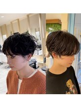 ショートの直毛さんにはニュアンスパーマがオススメ♪