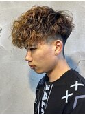 スペインカールメンズパーマメンズマッシュ群馬高崎外国人風