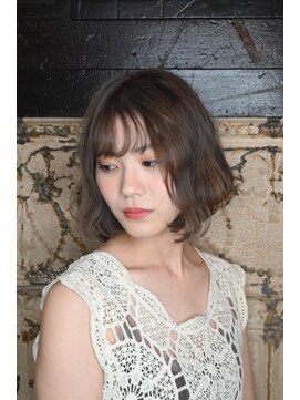 イリエヘア 川口(irier hair) ソフトカールガーリーボブ