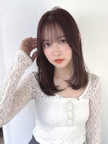 プラグ バイ ネオリーブ(plug by neolive)&nbsp;チェリーブラウン×髪質改善[髪質改善/縮毛矯正/韓国]