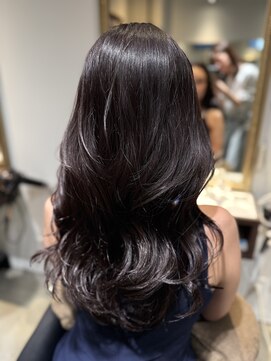 エニー 栄(Any) パープルブラック×上品レイヤー