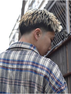 フリークバーバーショップ 河原町三条店(FREAK BARBER SHOP) スペインカール/スパイキーショート/フェザーパーマ/河原町三条K