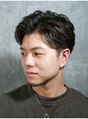ツーブロックショート