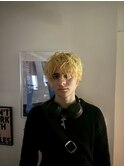 MEN’S HAIR/ブルーブラック/フェザーパーマ/渋谷