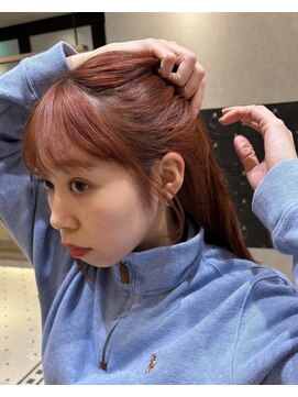 ザザ シンジュク(ZA/ZA shinjuku) 秋のオレンジブラウンカラー