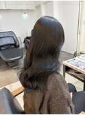 大人可愛いダークグレーブラックグレー透明感艶髪10代20代